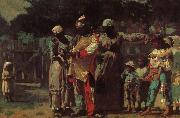 Winslow Homer, Carnival costumes for dress up